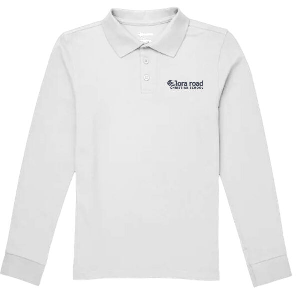 Embroidered Toddler Long Sleeve Polo Thumbnail